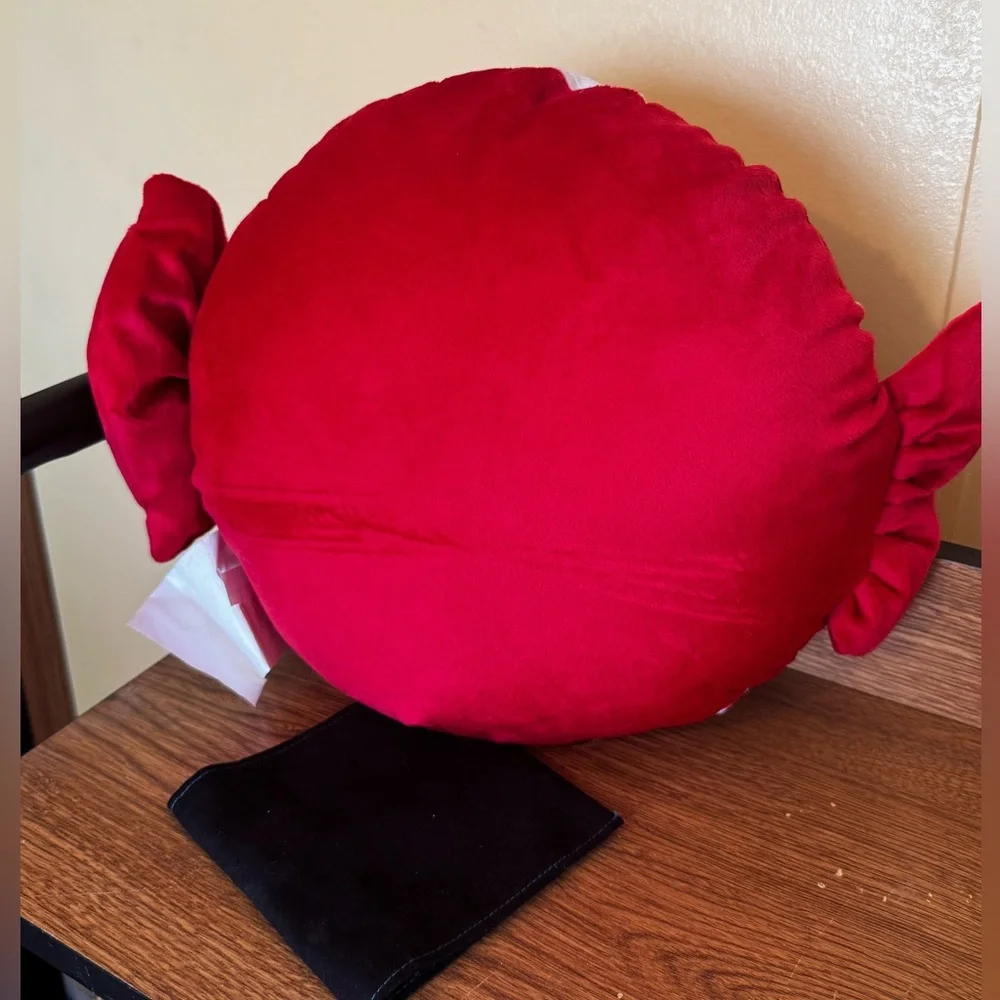 Christmas Peppermint-Shaped Pillow-Felt with Terry Stitching from Wondershop™.
